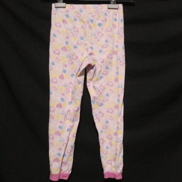 GEORGE | size 6 | Pink Pajama Pants | Hearts All Over Print | Stretchy Waist - Picture 2 of 16